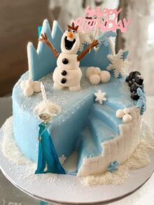 Frozen Torte mit Treppe