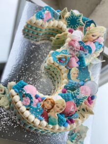 Naked Cake Zahlentorte Frozen