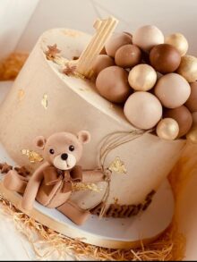 Bärchentorte mit Ballons