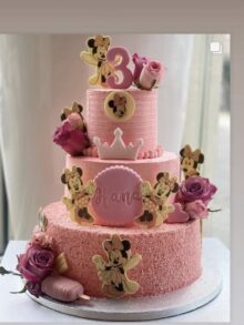 Minnie Mouse Torte 3-stöckig