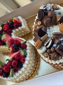 Naked Cake Zahlentorte