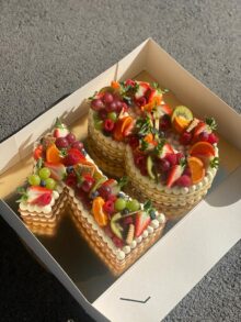 Naked Cake Zahlentorte